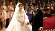 周杰倫與昆凌教堂婚禮畫面 Jay Chou & Hannah Quinlivan'S Wedding GIF - 新婚happily Married Newly Wed GIFs