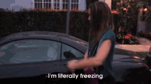 Anytime It Drops Below 70º In La GIF - Freezing Cold Scarf GIFs