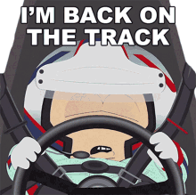 im back on the track eric cartman south park s14e8 poor and stupid