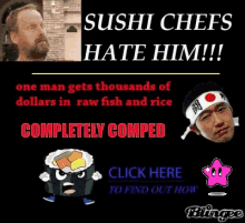 Comped Sushi GIF - Comped Sushi Chefs GIFs