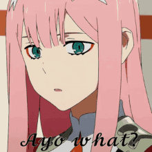 Ayo What Anime GIF - Ayo What Anime Darling In Franxx GIFs