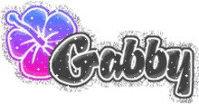 gabriela gabby name flower shimmer
