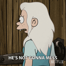 He'S Not Gonna Mess With Daddy'S Little Girl Bean GIF - He'S Not Gonna Mess With Daddy'S Little Girl Bean Disenchantment GIFs