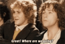 Lord Of The Rings Great GIF - Lord Of The Rings Great Where Are We Going GIFs
