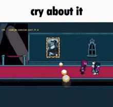 Cry About It Deltarune GIF - Cry About It Deltarune Deltarune Chapter2 GIFs