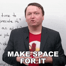 Make Space For It Alex GIF - Make Space For It Alex Engvid GIFs