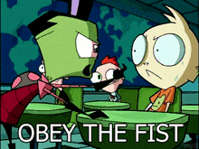 Invader Zim Obey Me GIF - Invader Zim Obey Me Fist GIFs