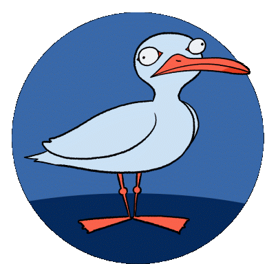 Bird Animation Sticker - Bird Animation Handdrawn Stickers