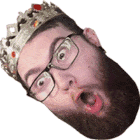 King Krazey Pog Sticker - King Krazey Pog Gasm Stickers