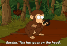 Eureka The Hat Goes On The Head Hat Goes On Head GIF - Eureka The Hat Goes On The Head Hat Goes On Head Oh The Hat Goes On The Head GIFs