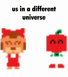 Aaf Us In A Different Universe GIF - Aaf Us In A Different Universe Andy The Apple GIFs