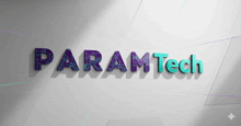 the word paramtech is displayed on a gray background