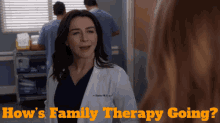 Greys Anatomy Amelia Shepherd GIF - Greys Anatomy Amelia Shepherd Hows Family Therapy Going GIFs