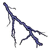 a computer generated image of a lightning bolt