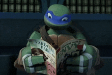 Tmnt Leonardo GIF - Tmnt Leonardo Reading GIFs