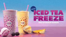 Baskin Robbins Iced Tea Freeze GIF - Baskin Robbins Iced Tea Freeze Fast Food GIFs