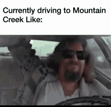 Driving To Mountain Creek GIF - Driving To Mountain Creek The Guy GIFs