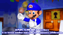 Smg4 5000000000subscribers GIF - Smg4 5000000000subscribers Is An Insane Number GIFs