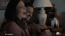 Laughing Mandy Moore GIF - Laughing Mandy Moore Milo Ventimiglia GIFs