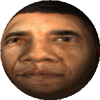 Barack Obama Spin Sticker - Barack Obama Spin Stickers