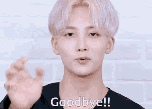 waving goodbye gif kpop