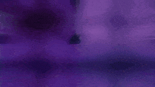 a person standing in a purple fog with a sword