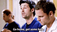 Greys Anatomy Derek Shepherd GIF - Greys Anatomy Derek Shepherd Go Home GIFs