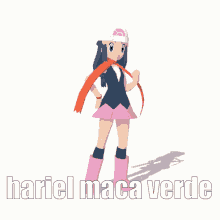 Hariel Maca Verde Dawn GIF - Hariel Maca Verde Dawn Pokemon GIFs