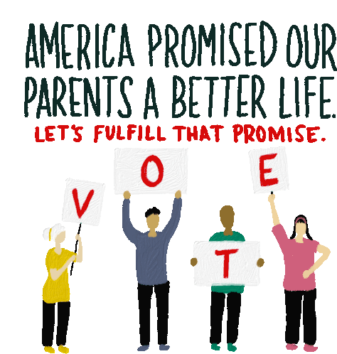 Vote Voting Sticker - Vote Voting Millennial Stickers