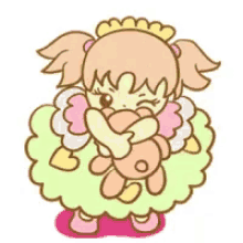 pouty princess teddy hug love