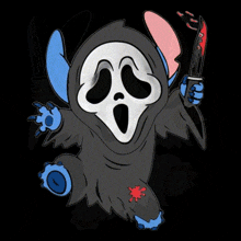Ghostface Stitch GIF - Ghostface Stitch Disney GIFs