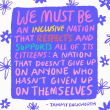 tammy inclusive nation respects and supports inclusive citizens