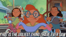 The Ugliest Thing I Have Ever Saw!  - Lilo And Stitch GIF - Lilo And Stitch Disney Ugly GIFs