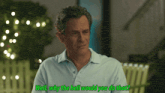 a man in a blue shirt is asking well why the hell would you do that