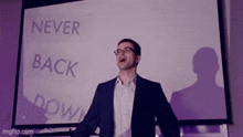 Never Back Down Never What Nick Eh 30 GIF - Never Back Down Never What Nick Eh 30 Ehh GIFs