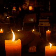Sleeping Candle GIF - Sleeping Candle Fire GIFs