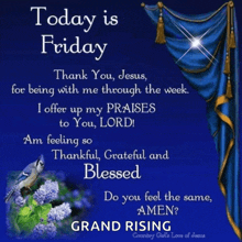 Friday Blessings And Prayers Quotes Happy Friday GIF