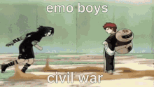 Naruto Emo Boys Cilvil War GIF - Naruto Emo Boys Cilvil War Emo Boys GIFs