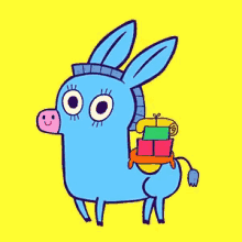 Blue Donkey GIF - Blue Donkey GIFs