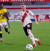 a soccer player wearing a jersey that says codere on it