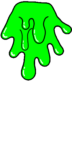 Green Slime Slime Sticker - Green Slime Slime Dripping Stickers