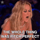 The Whole Thing Was Pitch Perfect Amanda Holden GIF - The Whole Thing Was Pitch Perfect Amanda Holden Britains Got Talent GIFs