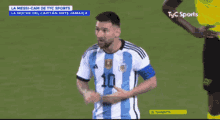 a soccer player wearing a jersey with the number 10