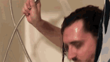 Shower Bathing GIF - Shower Bathing Goofy Face GIFs