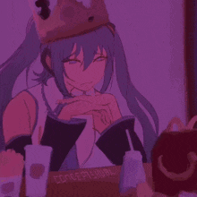 Hatsune Miku Burger King GIF - Hatsune Miku Burger King Sad Anime Girl GIFs