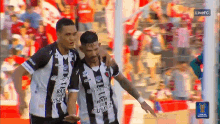 Chest Bump Botafogo Vs Nautico GIF - Chest Bump Botafogo Vs Nautico Celebrate GIFs