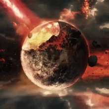 Fireball Earth GIF - Fireball Earth Rock GIFs