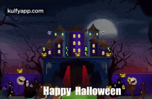 Halloween Spooky Castle.Gif GIF
