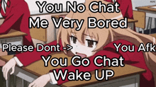 Anime Bored No Chat GIF - Anime Bored No Chat Go Chat GIFs