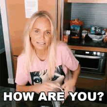 How Are You Kristin Chenoweth GIF - How Are You Kristin Chenoweth Whats Up GIFs